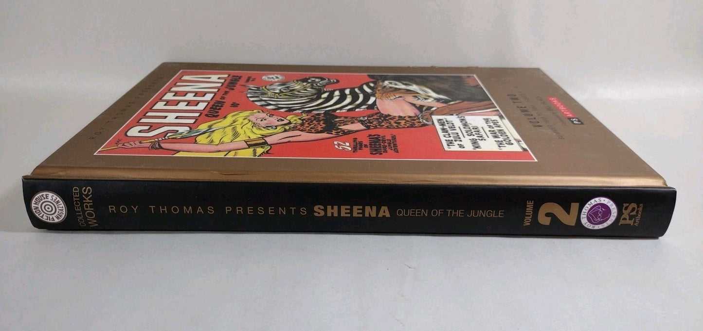 SHEENA JUNGLE QUEEN Vol 2 (2014) PSArtbooks HC Golden Age Comic Rep #5-10 GD HC
