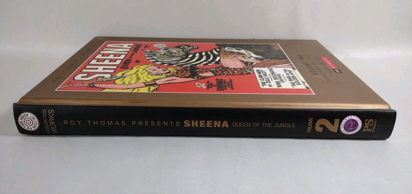 SHEENA JUNGLE QUEEN Vol 2 (2014) PSArtbooks HC Golden Age Comic Rep #5-10 GD HC