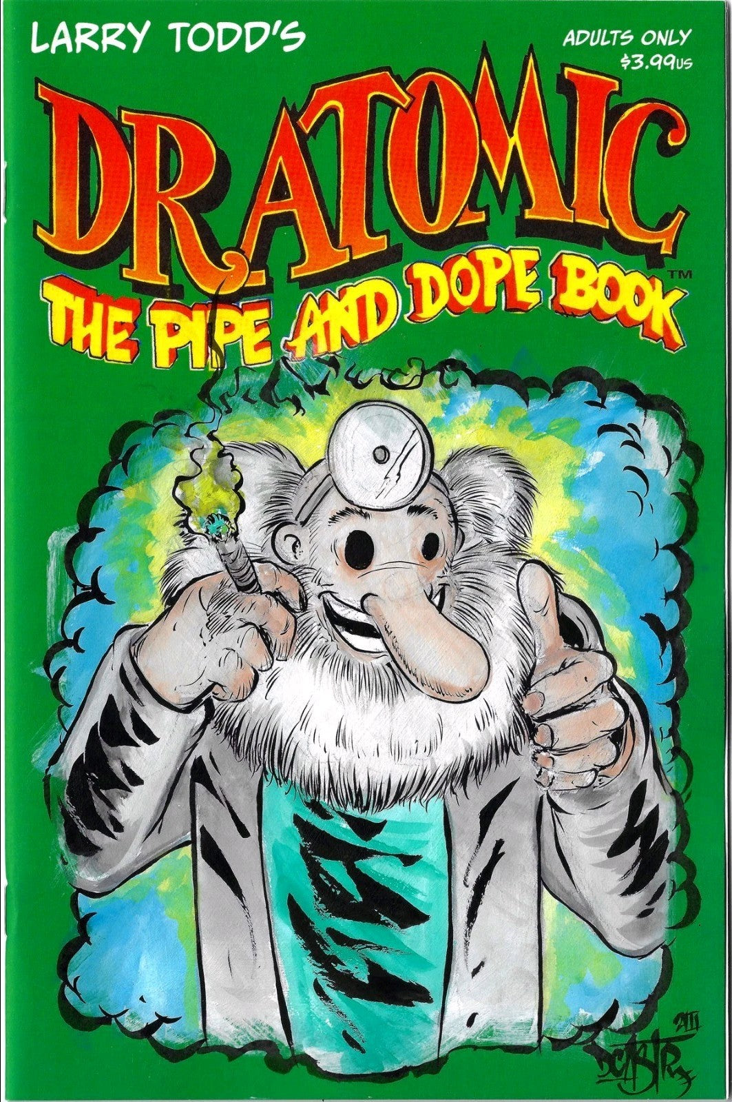 Dr Atomic 1 (2023) Larry Todd Image Comic Sketch Cover W Original Dave Castr Art