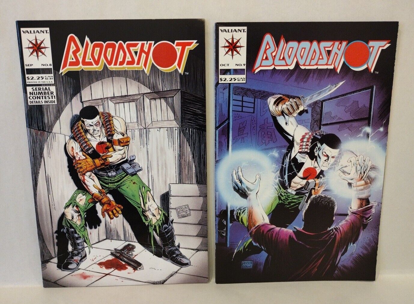 Bloodshot (1992) Valiant Comic Lot Set #0 1 2 3 4 5 6 7 8 9 1st Ninjak 