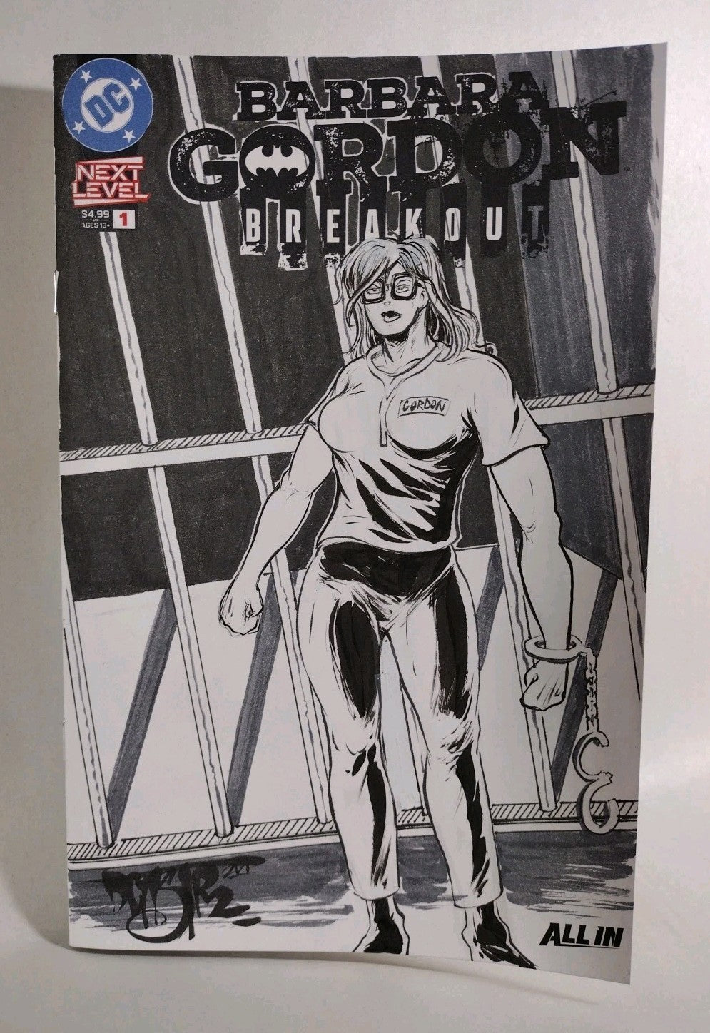 Barbara Gordon Breakout #1 DC Comic 2026 Sketch Cover Var W Original DCastr Art