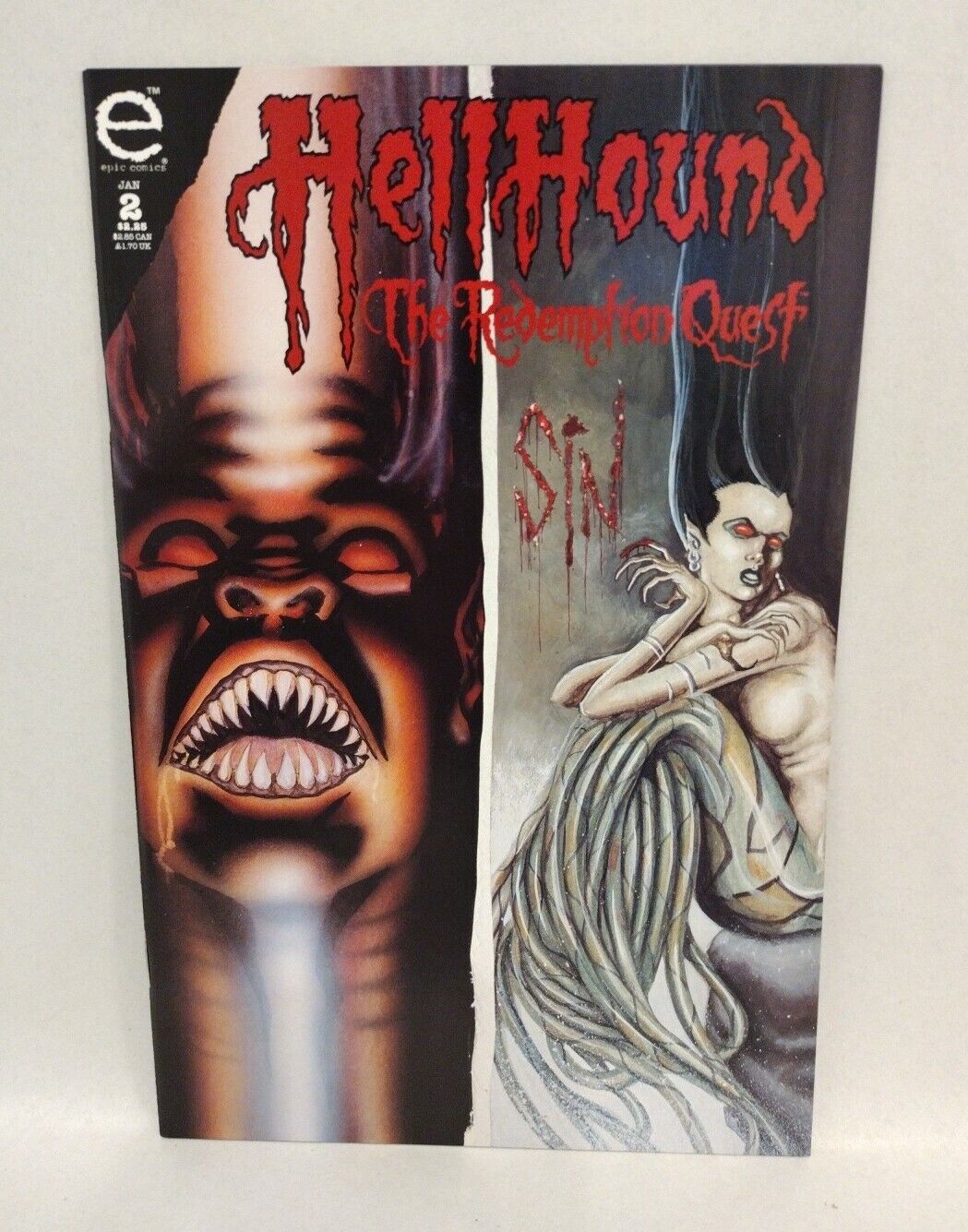 HELLHOUND Redemption Quest (1993) Epic Comics Complete Series #1 2 3 4 