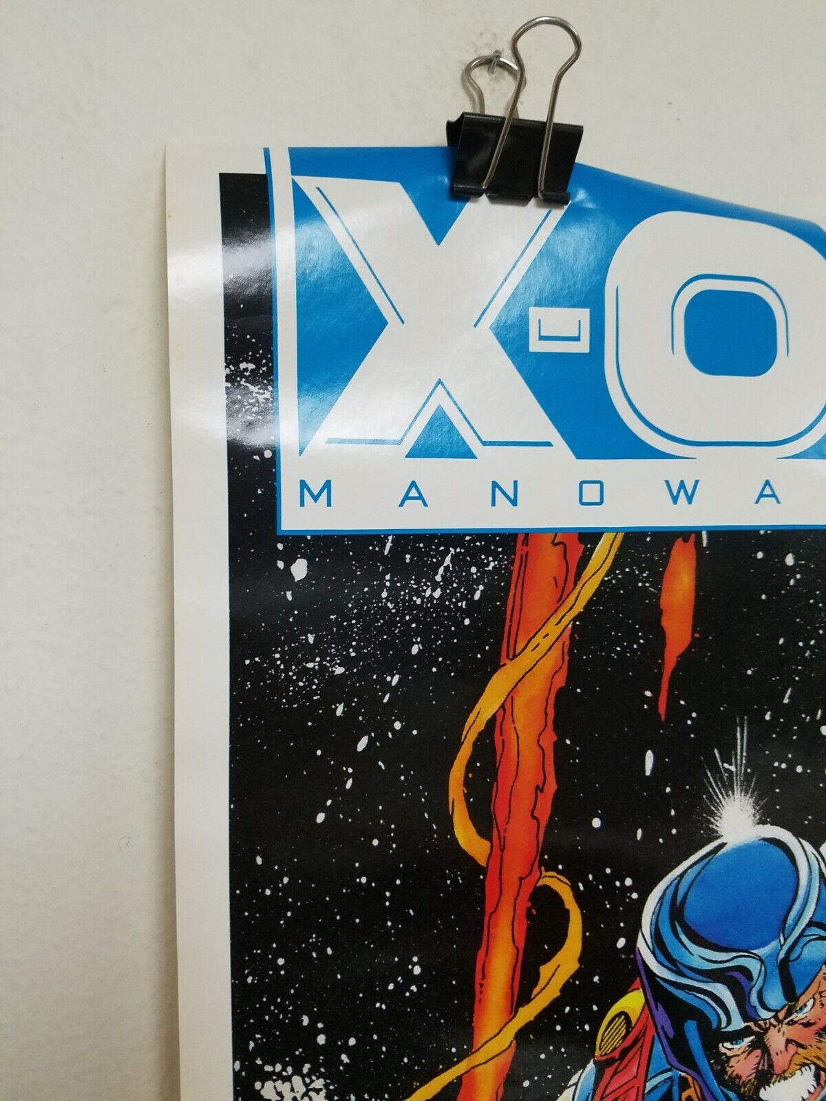 X-O Manowar (1993) 20x30" Quesada Palmiotti Valiant Comic Poster Unused