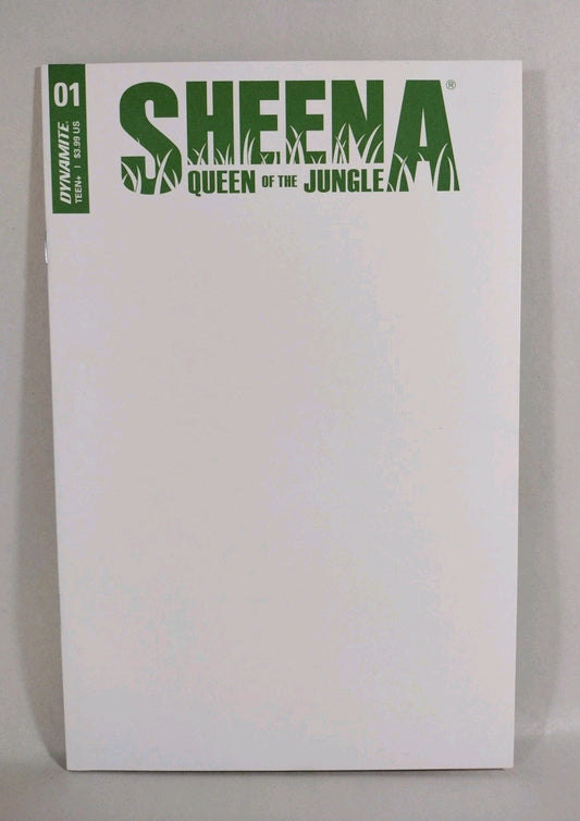 Sheena Queen Of The Jungle #1 (2021) Dynamite Blank Sketch Cover Variant NM