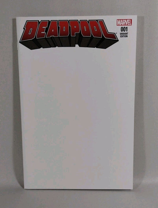 Deadpool 1 (2016) Marvel Blank Sketch Variant Cover Comic Duggan Hawthorne VF-NM