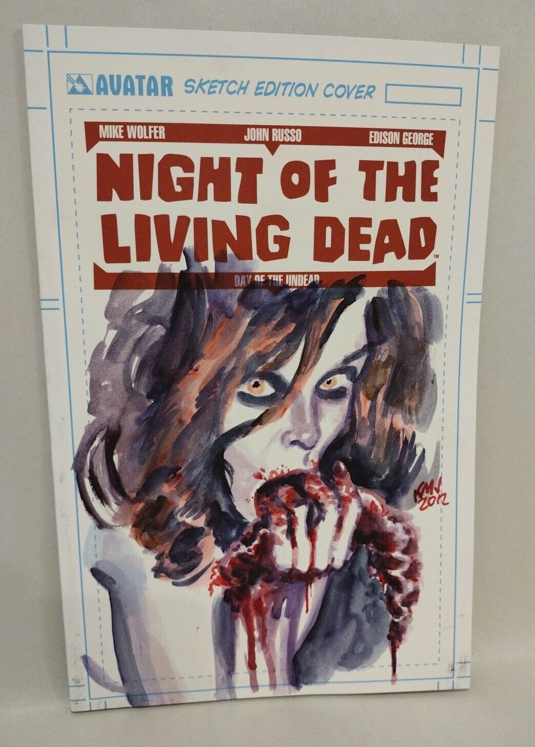 NOTLD Day Of The Undead #1 (2014) Sketch Cover Variant W Original Ken Meyer Art