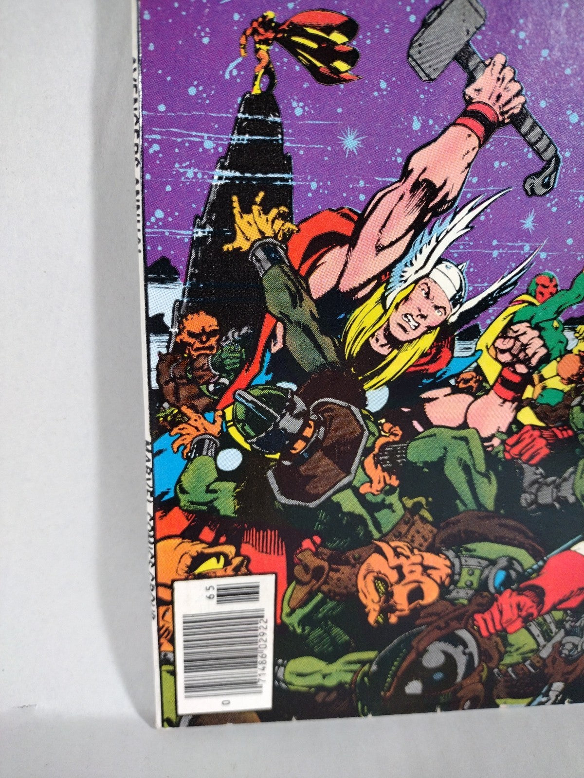 Avengers Annual #7 (1977) Marvel Comic Thanos Death Of Adam Warlock Starlin F-VF