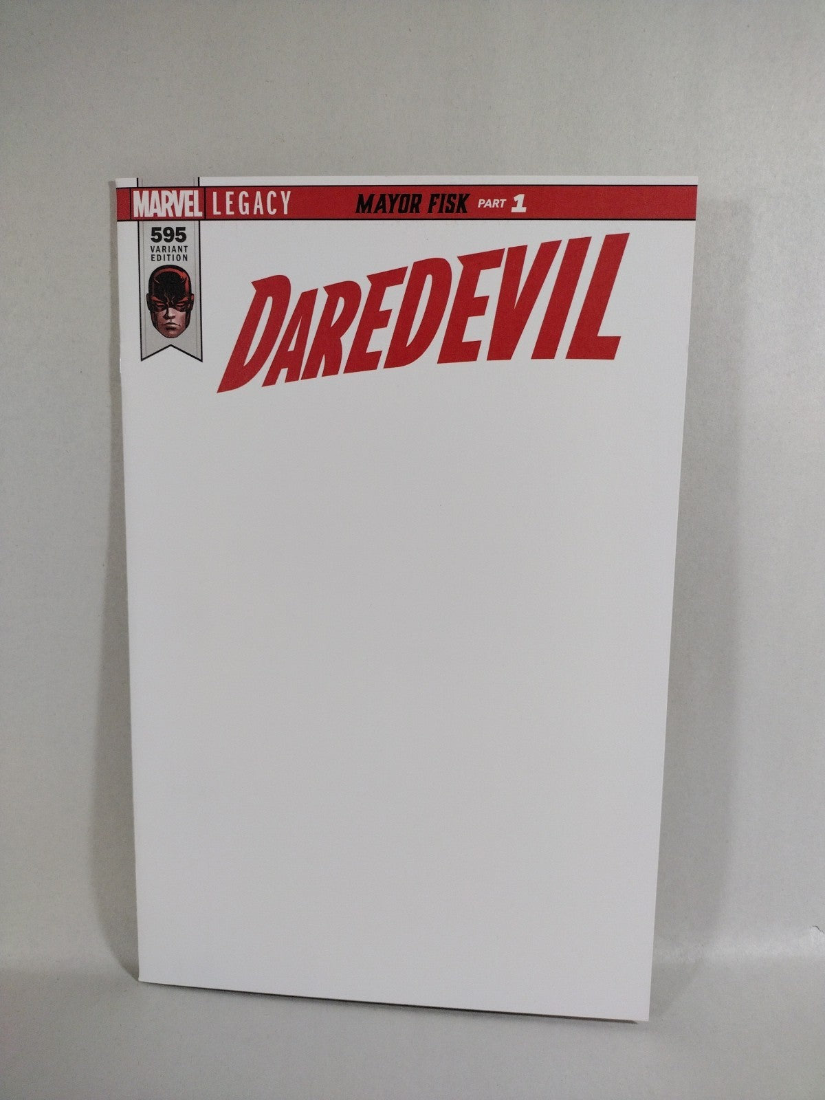 Daredevil #595 (2018) Marvel Blank Sketch Cover Comic New NM