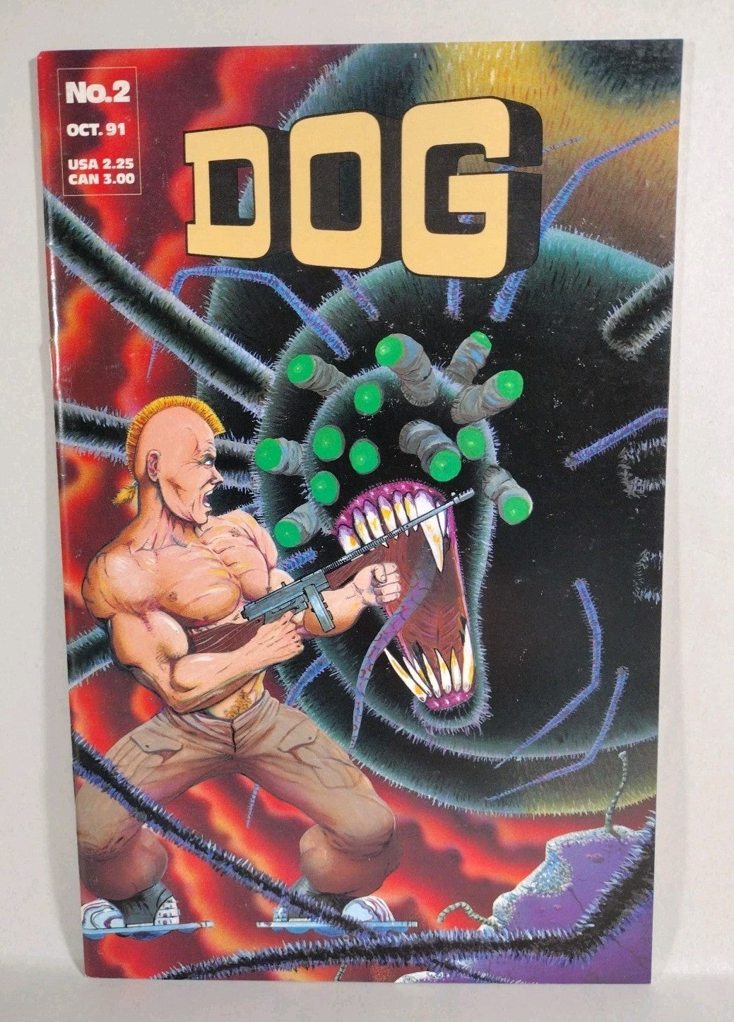 Dog #2 (1991) Rebel Studios Comic Joe Vigil Outlaw VF-NM