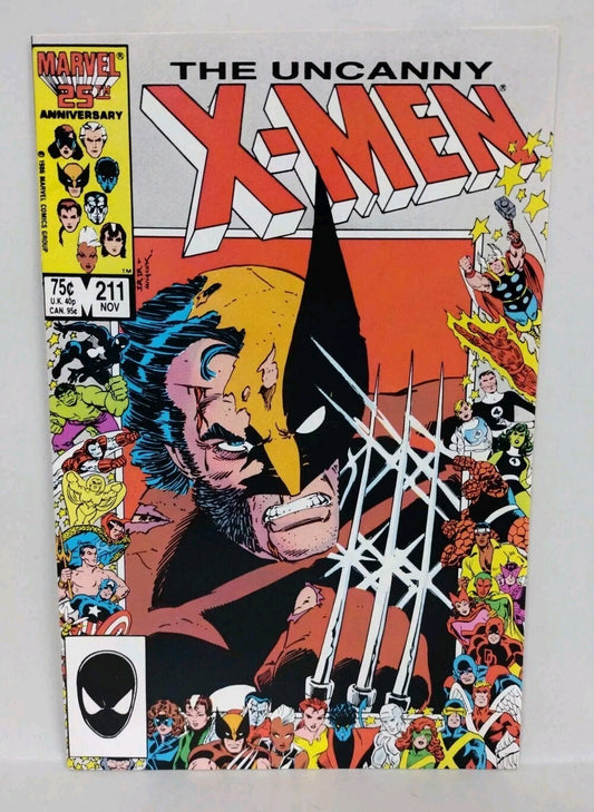 Uncanny X-Men #211 (1986) Marvel Comics 1st Marauders Appearance Wolverine NM