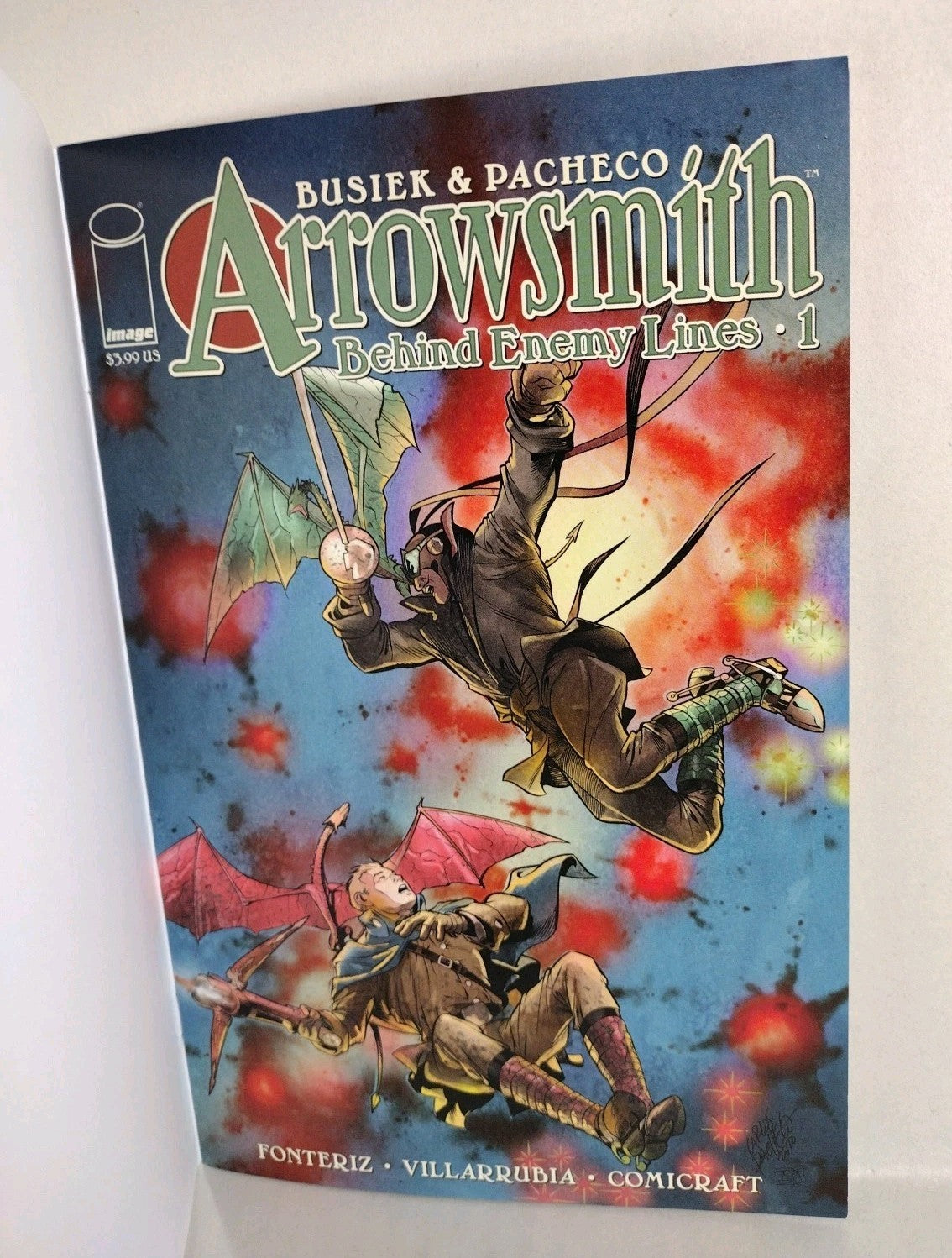 Arrowsmith Behind Enemy Lines 1 (2022) Image Comic Blank Sketch Variant Cover NM