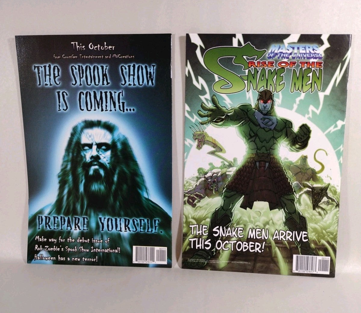 Masters Of The Universe MV Creations Comic Lot 1 2 4-6 Icons Of Evil Snakemen+