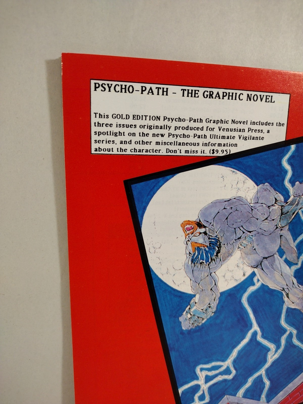 Psycho-Path Ultimate Vigilante #1 (1990) GMC Comic Gugliotti Cooper VF
