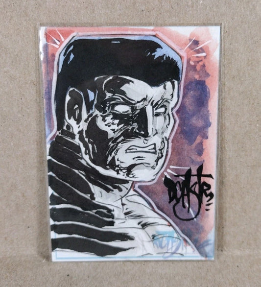 Dave Castr Crusin (2025) OAC Sketch Card W Original Marvel Colossus Art 