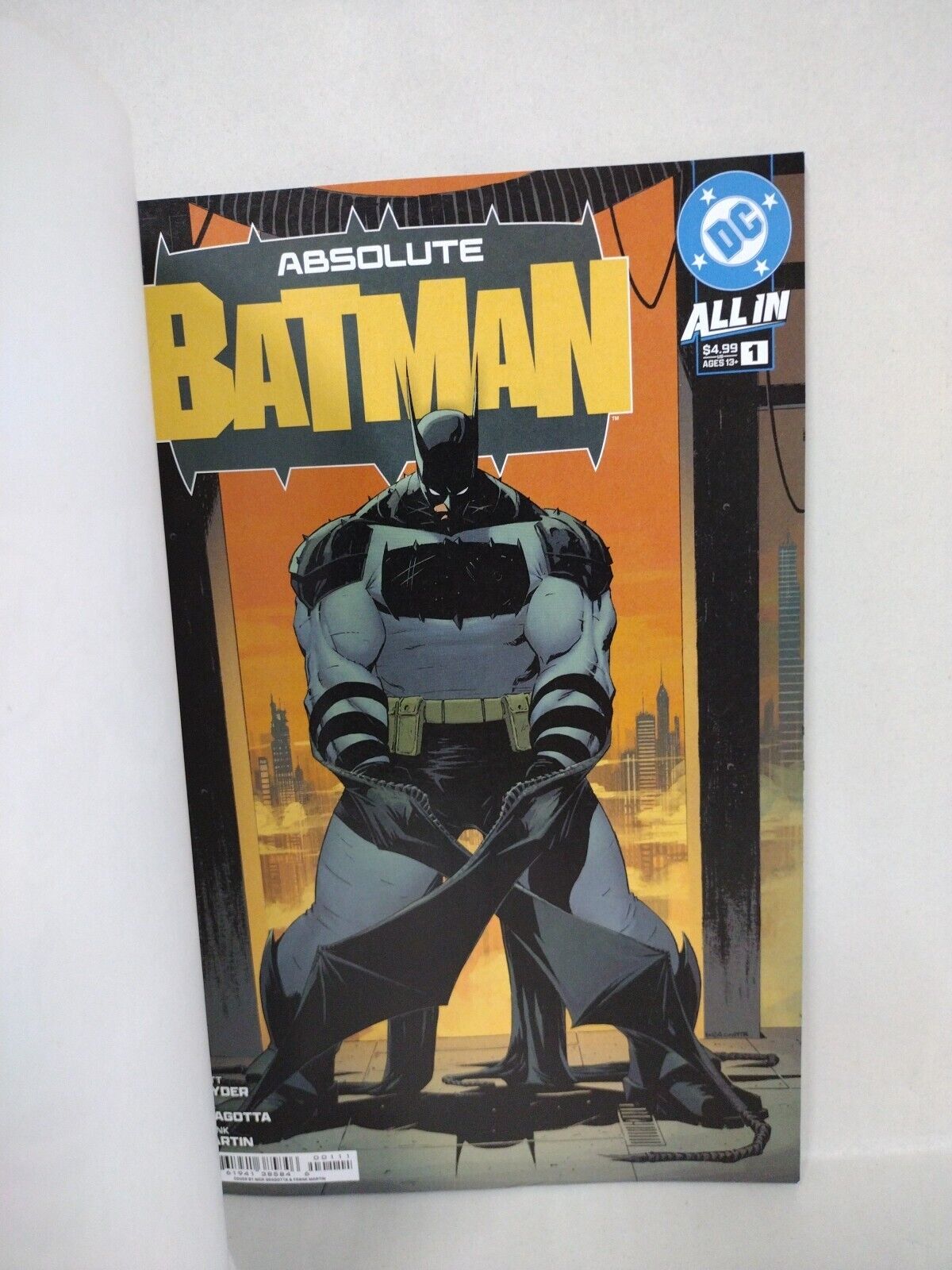 Absolute Batman 1 (2024) DC Comic Sketch Variant Cover W Original Dave Castr Art