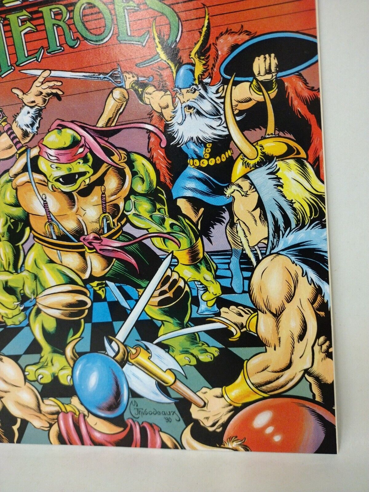 Last Of The Viking Heroes #2 (1990) Genesis West TMNT Alternate Origin VF-NM