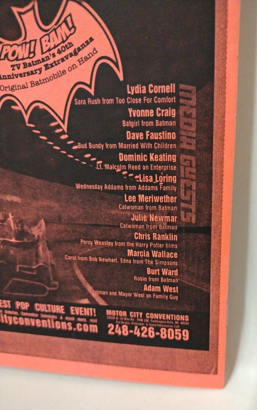 Motor City Comic Con 2005 Program 5x Signed Al Feldstein Locke Kaniuga Pulido +