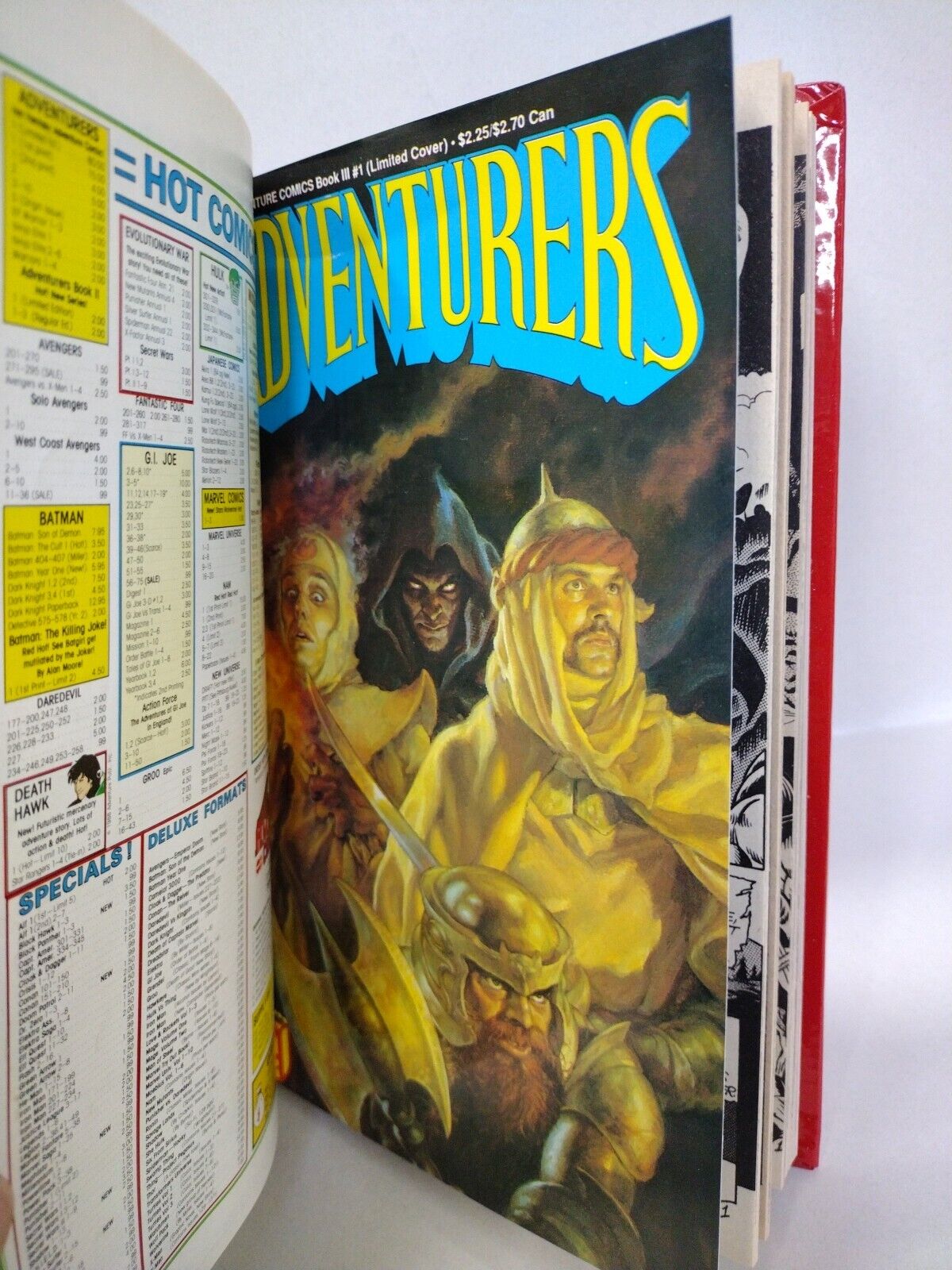 Adventurers Omnibus (1986) ARG Custom Bound Comics Kent Burles Behnke Hardcover