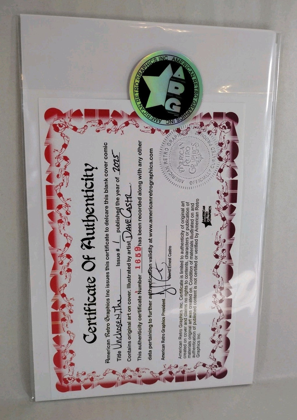 Unchosen #1 (2025) Image Comic Sketch Variant Cover W Original Dave Castr Art