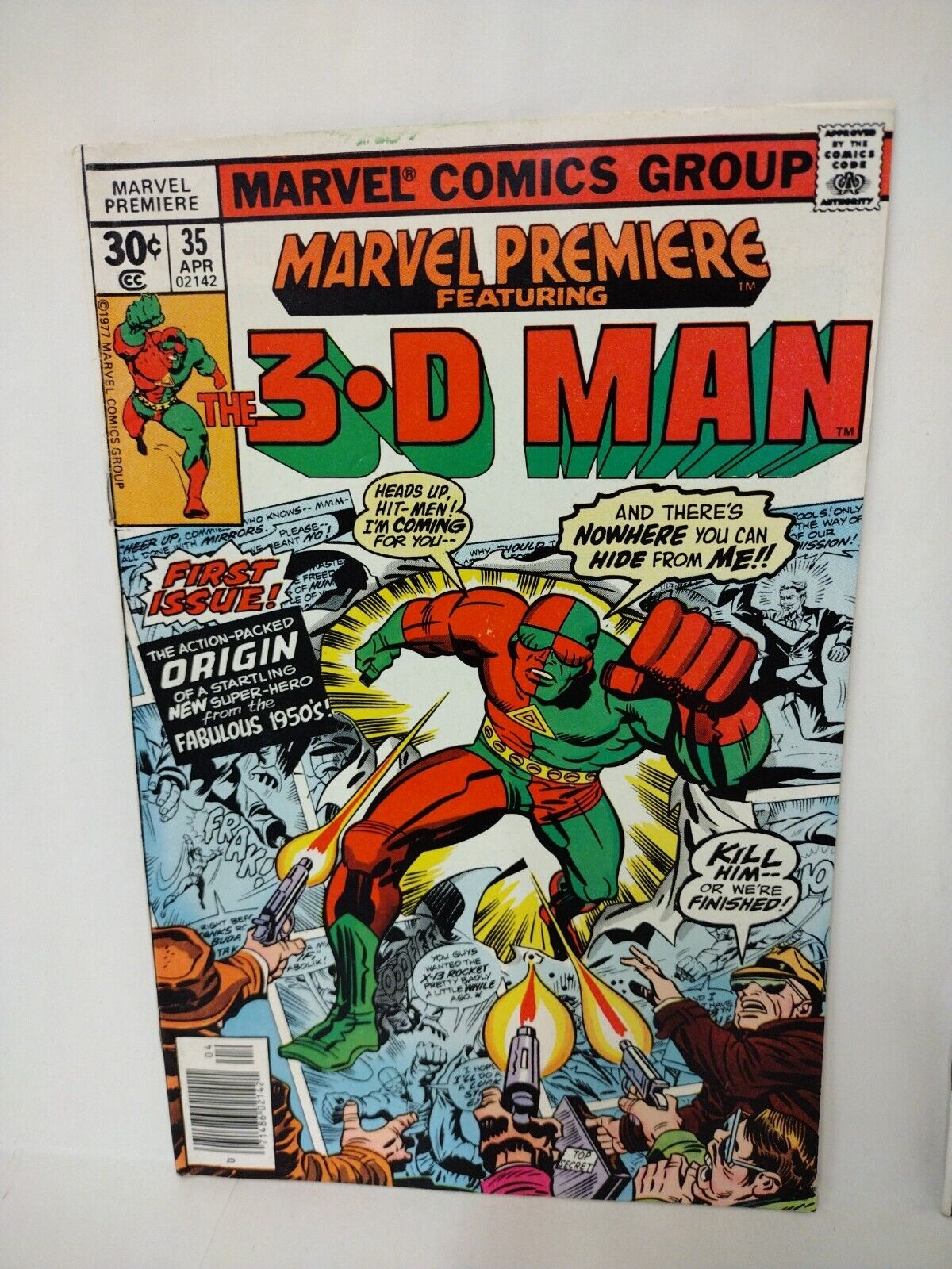 Marvel Premiere (1977) #35 & 36 1st & 2nd Appearance Of 3-D Man Skulls