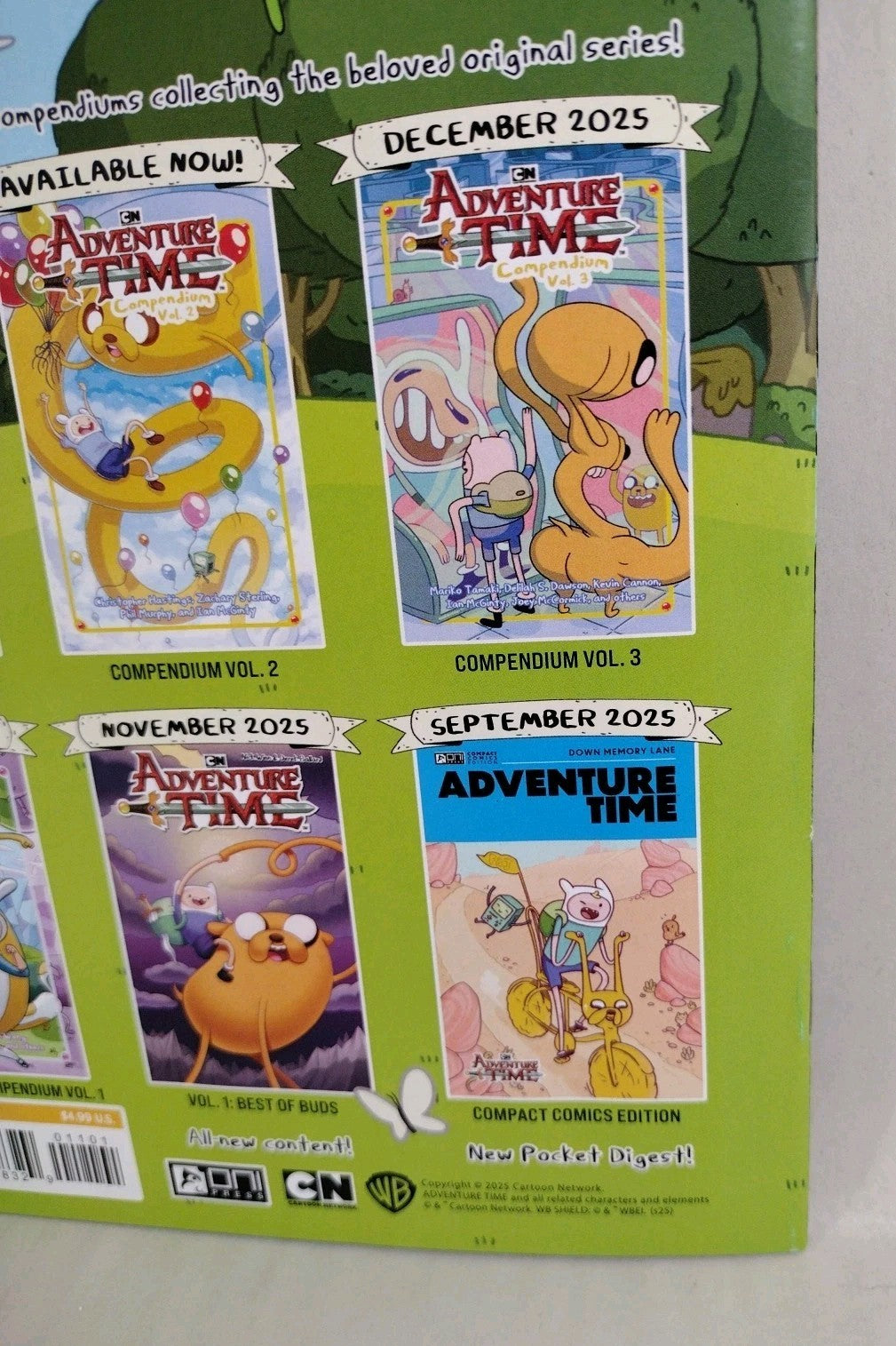 ADVENTURE TIME #1 (2025) Cartoon Network Oni Press Cover J 1:20 Caroline Cash