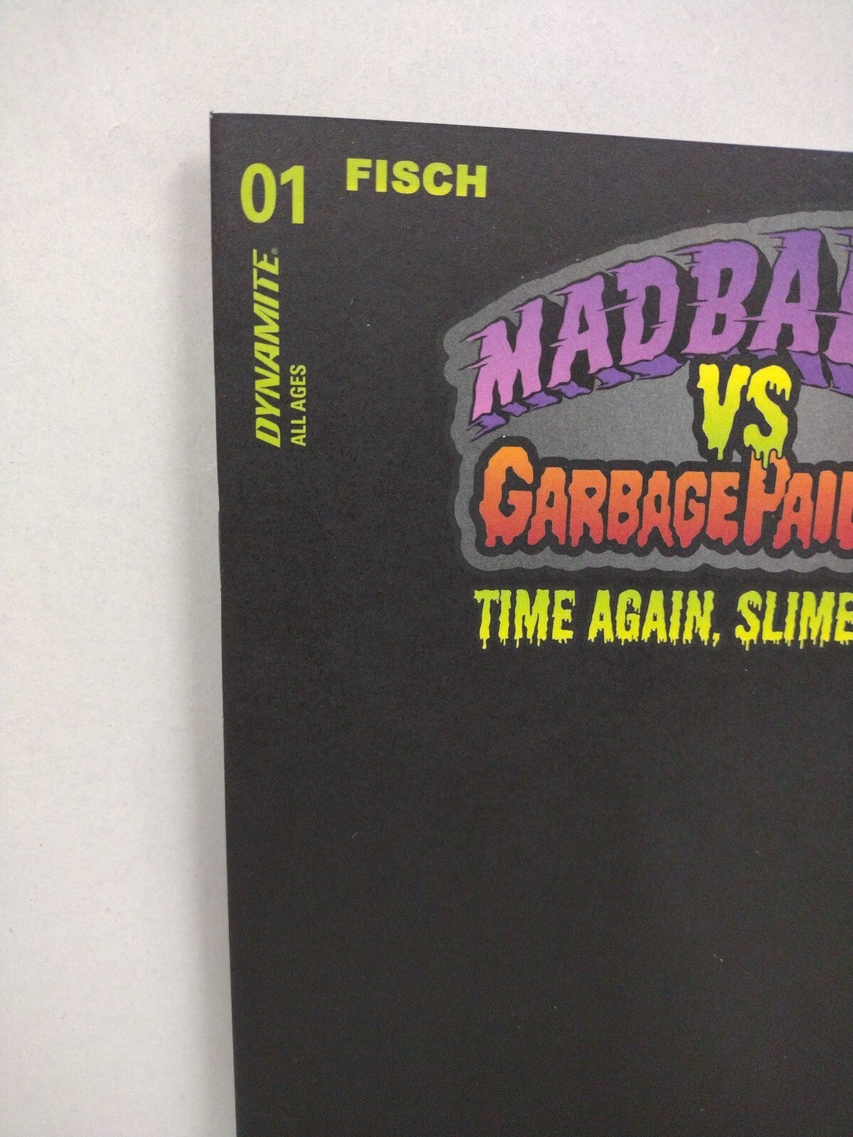 Madballs vs Garbage Pail Kids Slime Again #1 (2023) Dynamite Black Blank Variant
