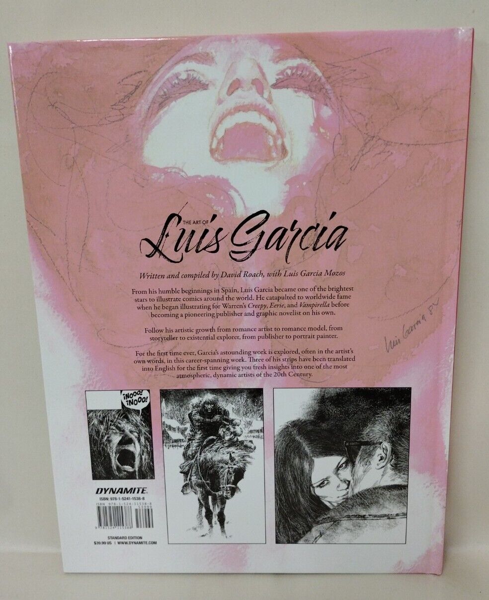 Art of Luis Garcia Hardcover (2021) Dynamite Entertainment Vampirella - New