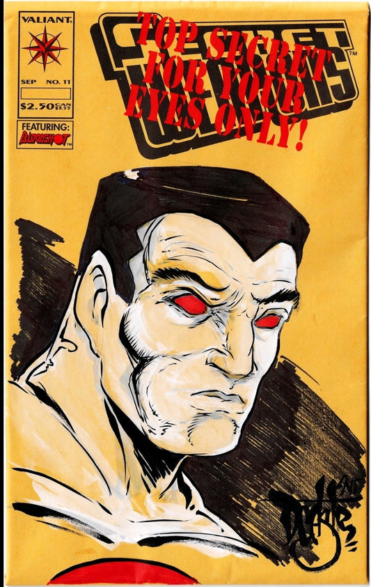Secret Weapons #11 (1994) Valiant Comic Sealed W Original DCastr Blooshot Art