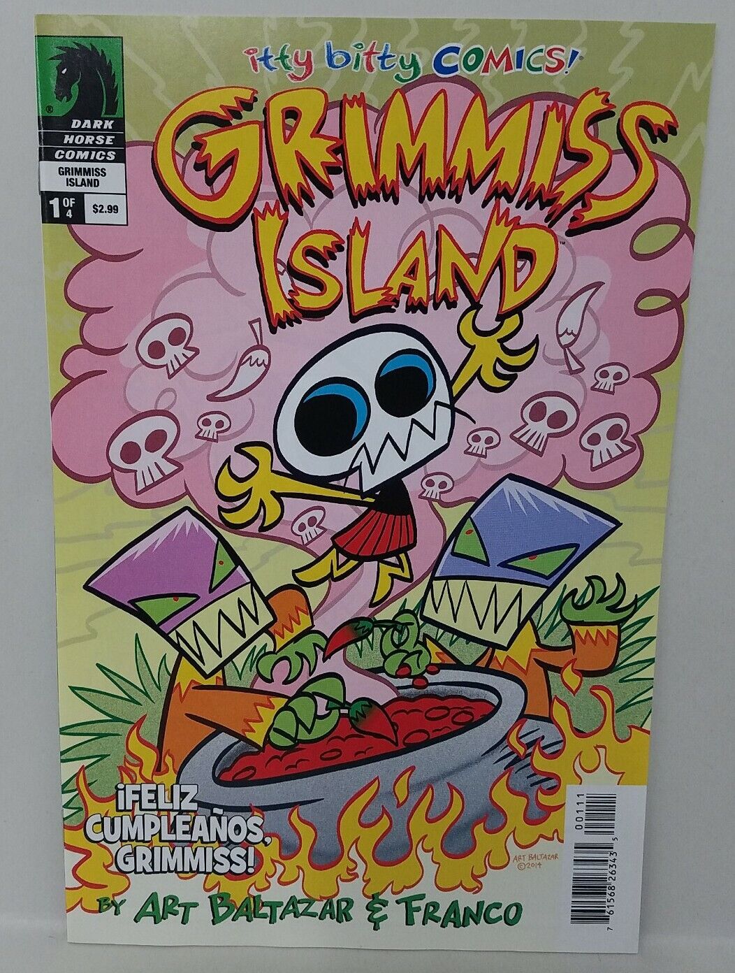 Grimmiss Island (2014) Dark Horse Itty Bitty Comic Set #1 2 3 Tiki Monster