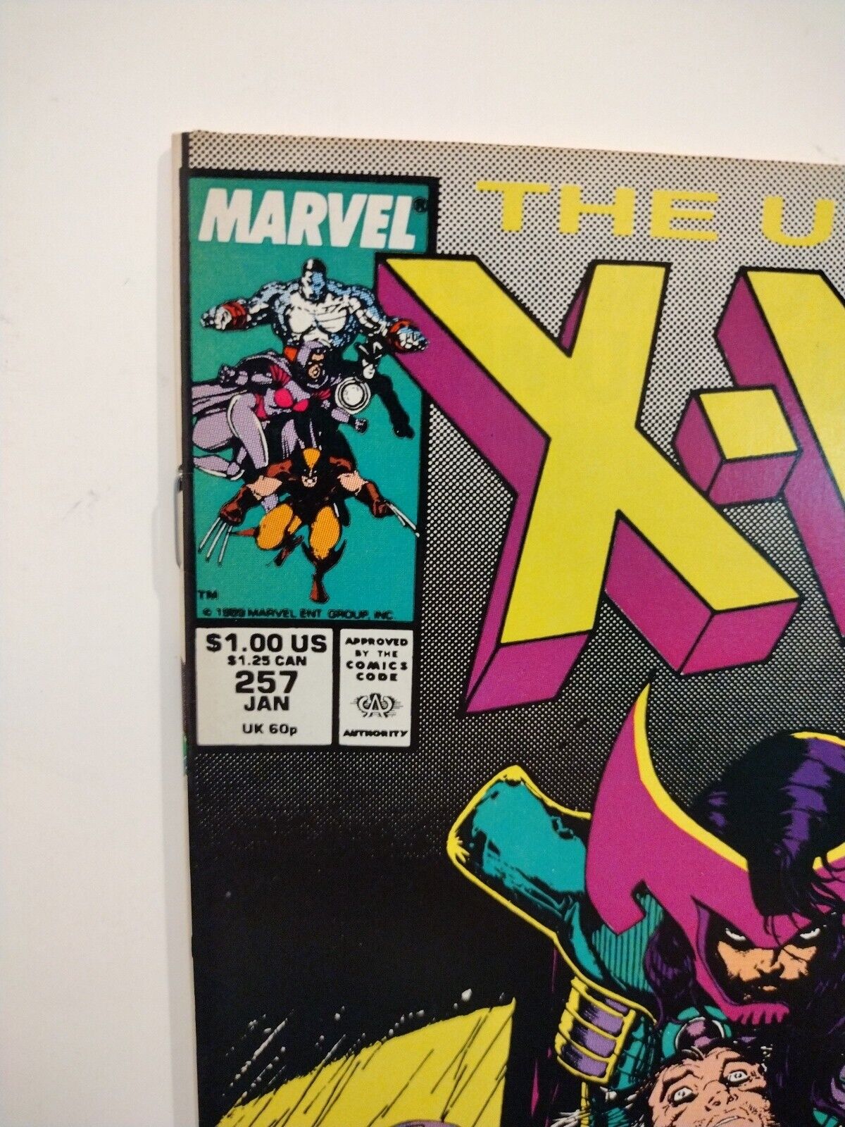 Uncanny X-Men 257 (1990) Marvel Comic 1st App Lady Mandarin & Jubilee’s Costume