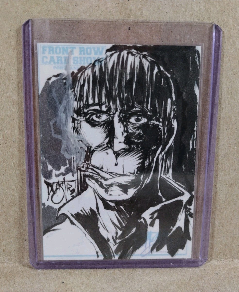 DCastr (2025) Front Row Show Exclusive Sketch Card W Original Smoking Creep Art