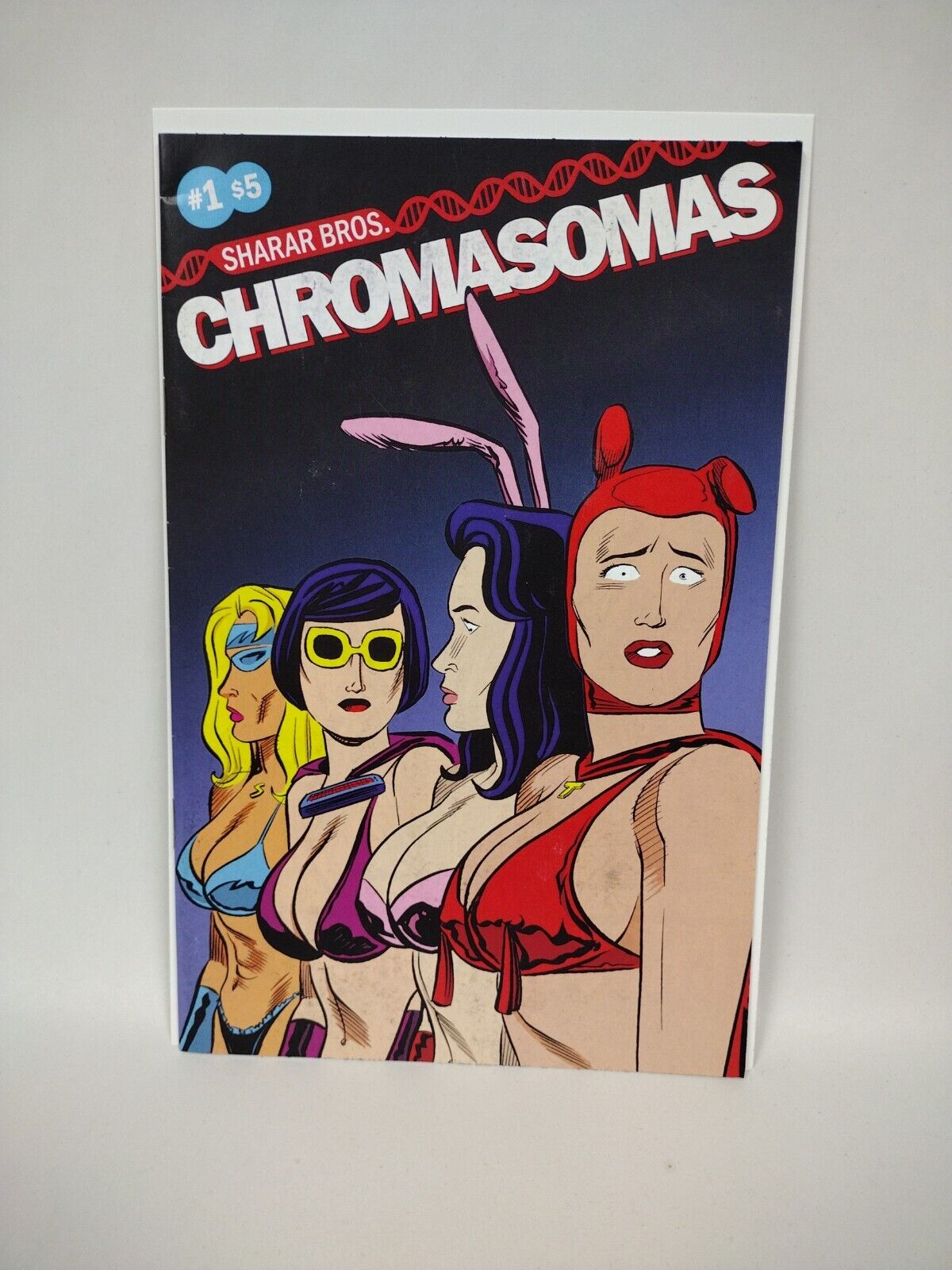 CHROMASOMAS #1 Blank Cover Variant Original DCastr Art COA