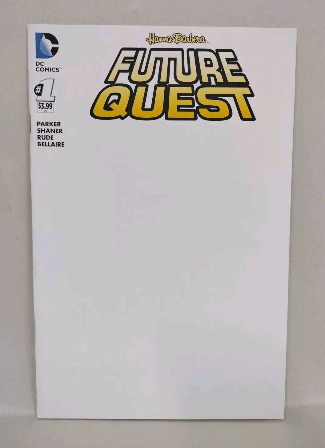 Future Quest #1 (2016) DC Comic Blank Sketch Cover Variant Hanna-Barbera New NM
