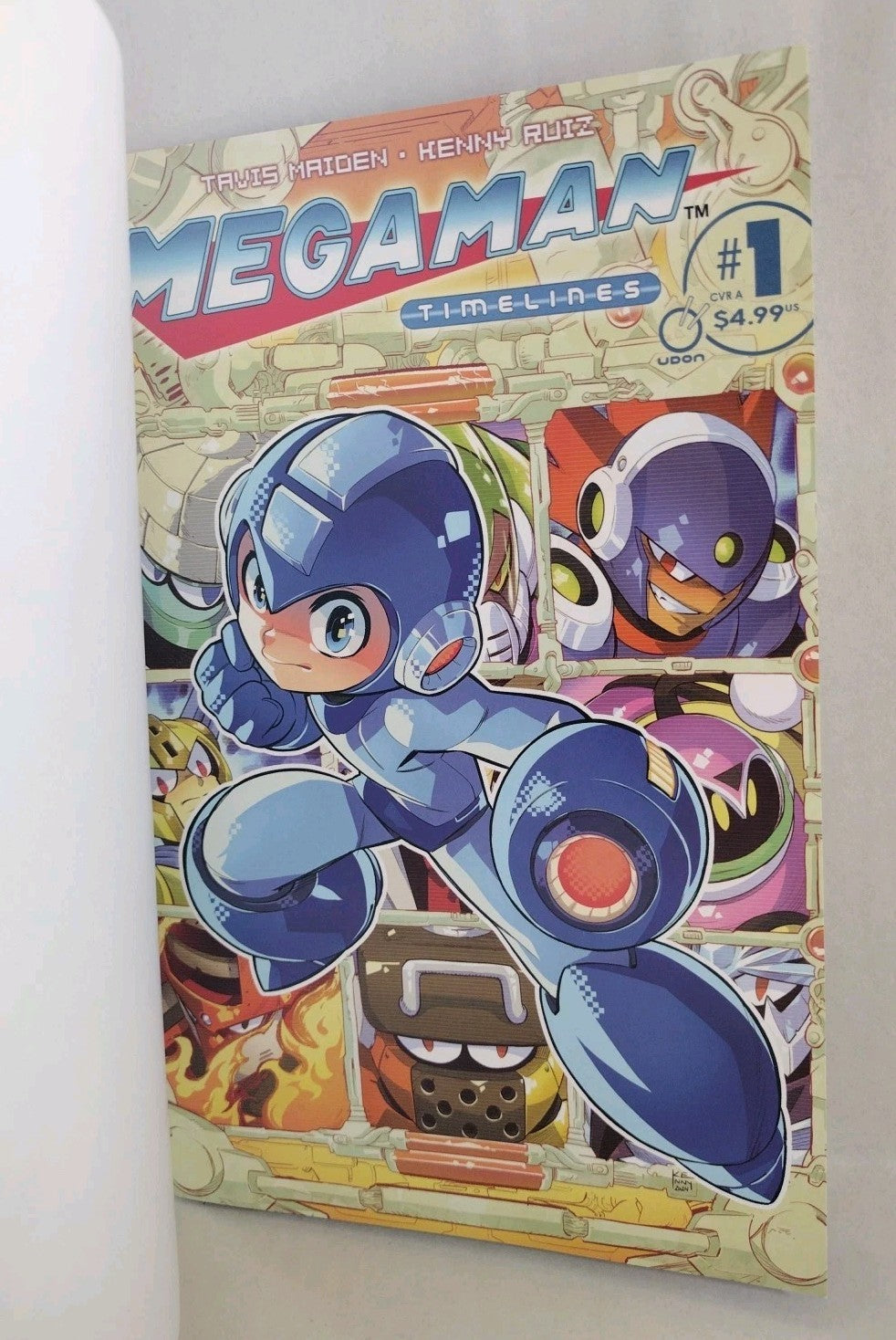 MegaMan Timelines #1 (2025) Udon Capcom Sketch Cover Comic W Original DCastr Art
