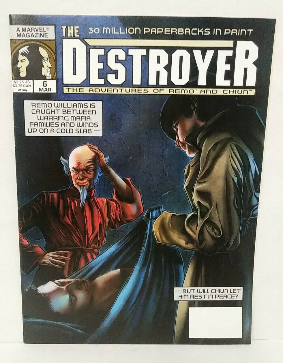 Destroyer (1989) Adventures Remo And Chuin Marvel Comic Magazine Lot 1 6 7