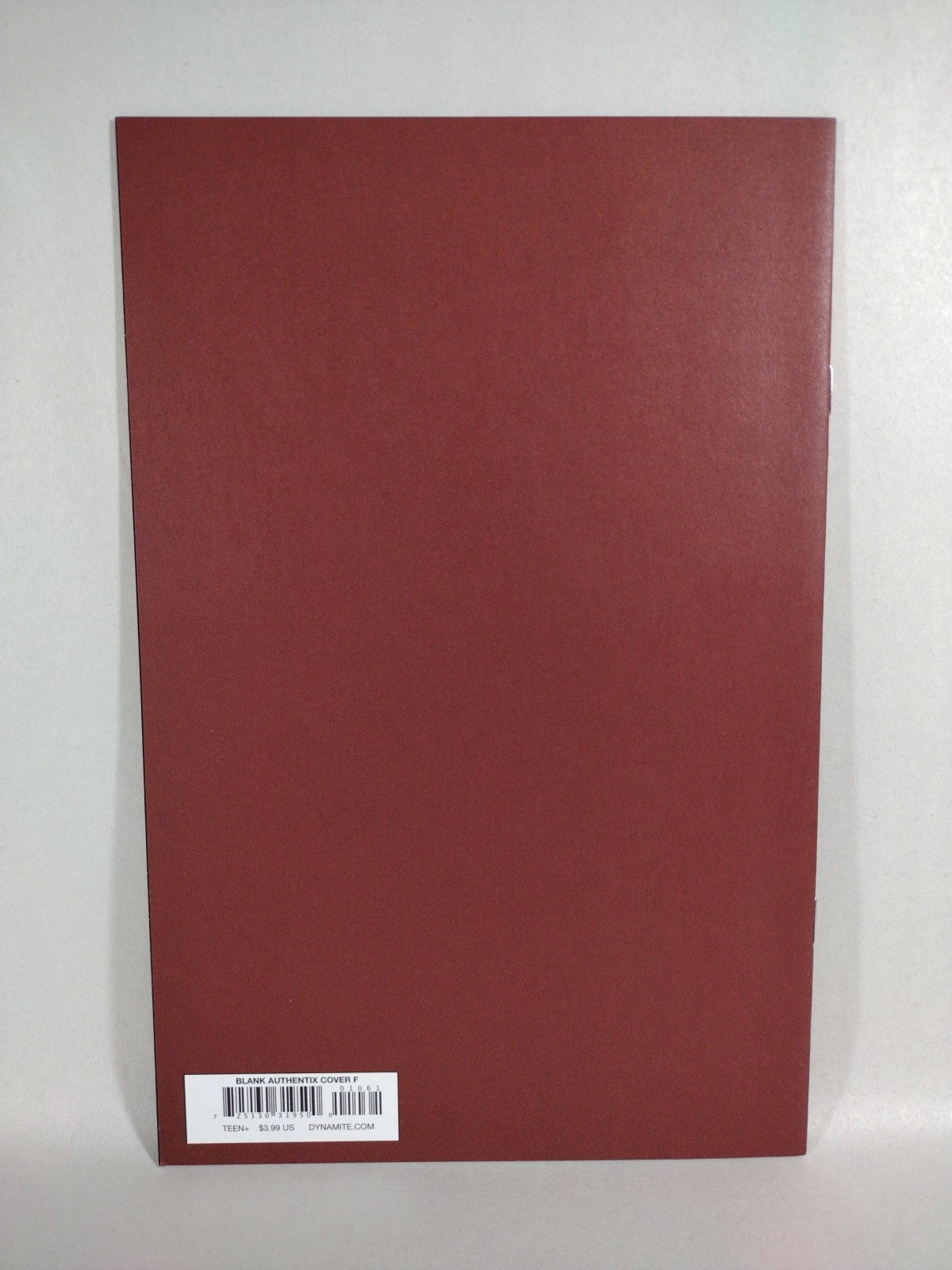 Vampirella Strikes #1 (2022) Dynamite Comic Maroon Blank Sketch Cover Variant NM