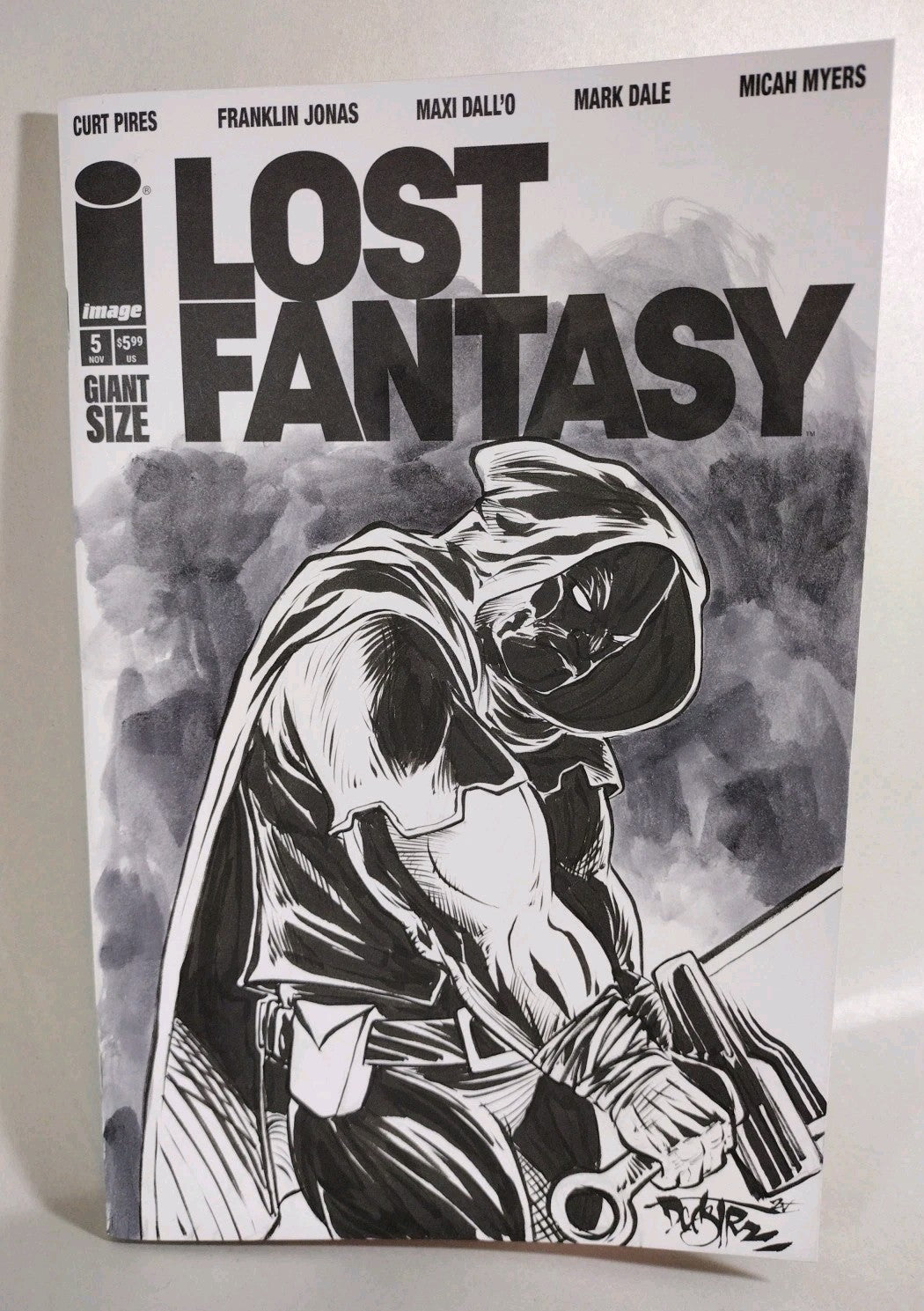 Lost Fantasy #1 (2025) Image Comic Sketch Var Cover W Original Dave Castr Art