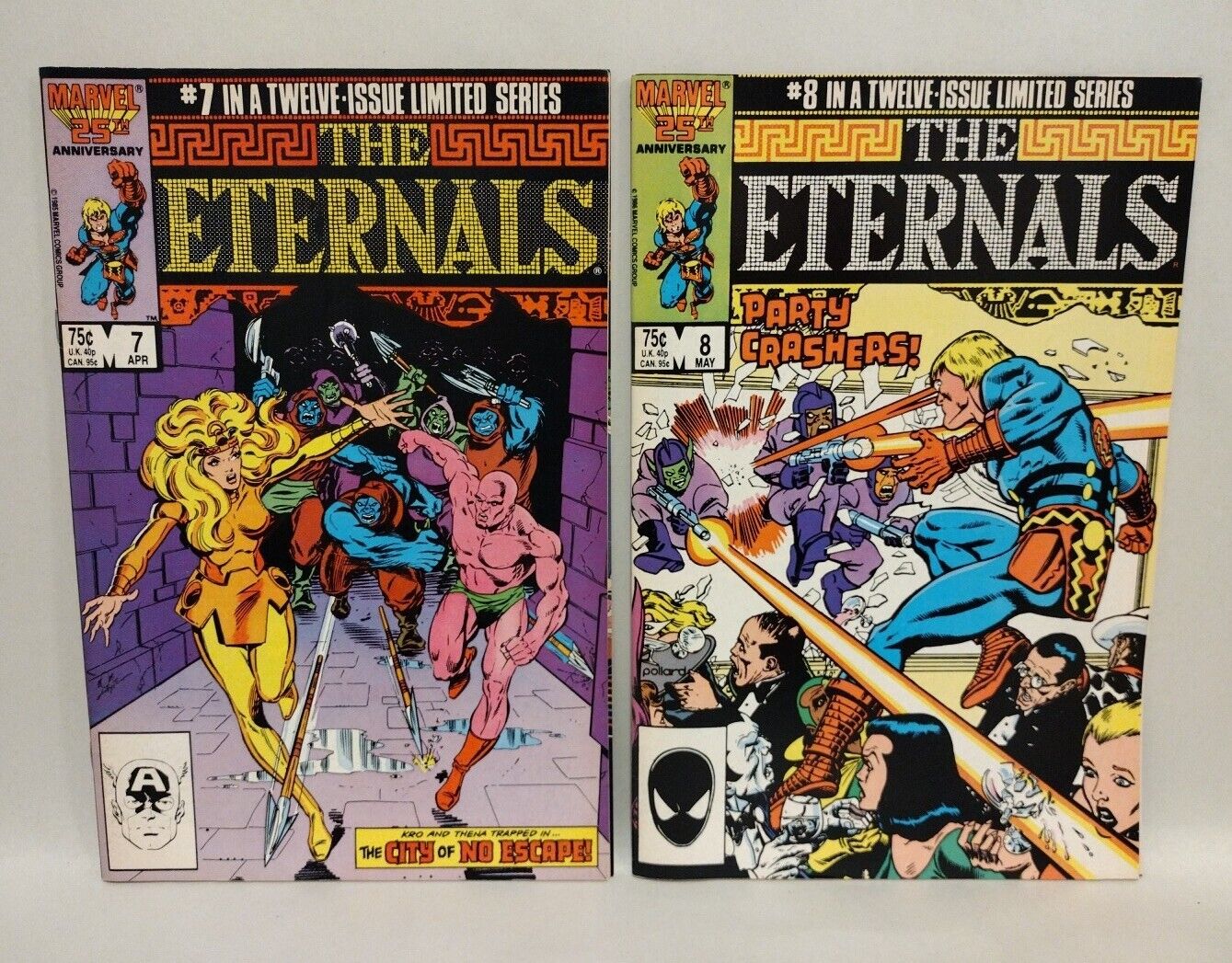 Eternals (1985) Marvel Comic Lot Set #1-9 11 12 Walter Simonson