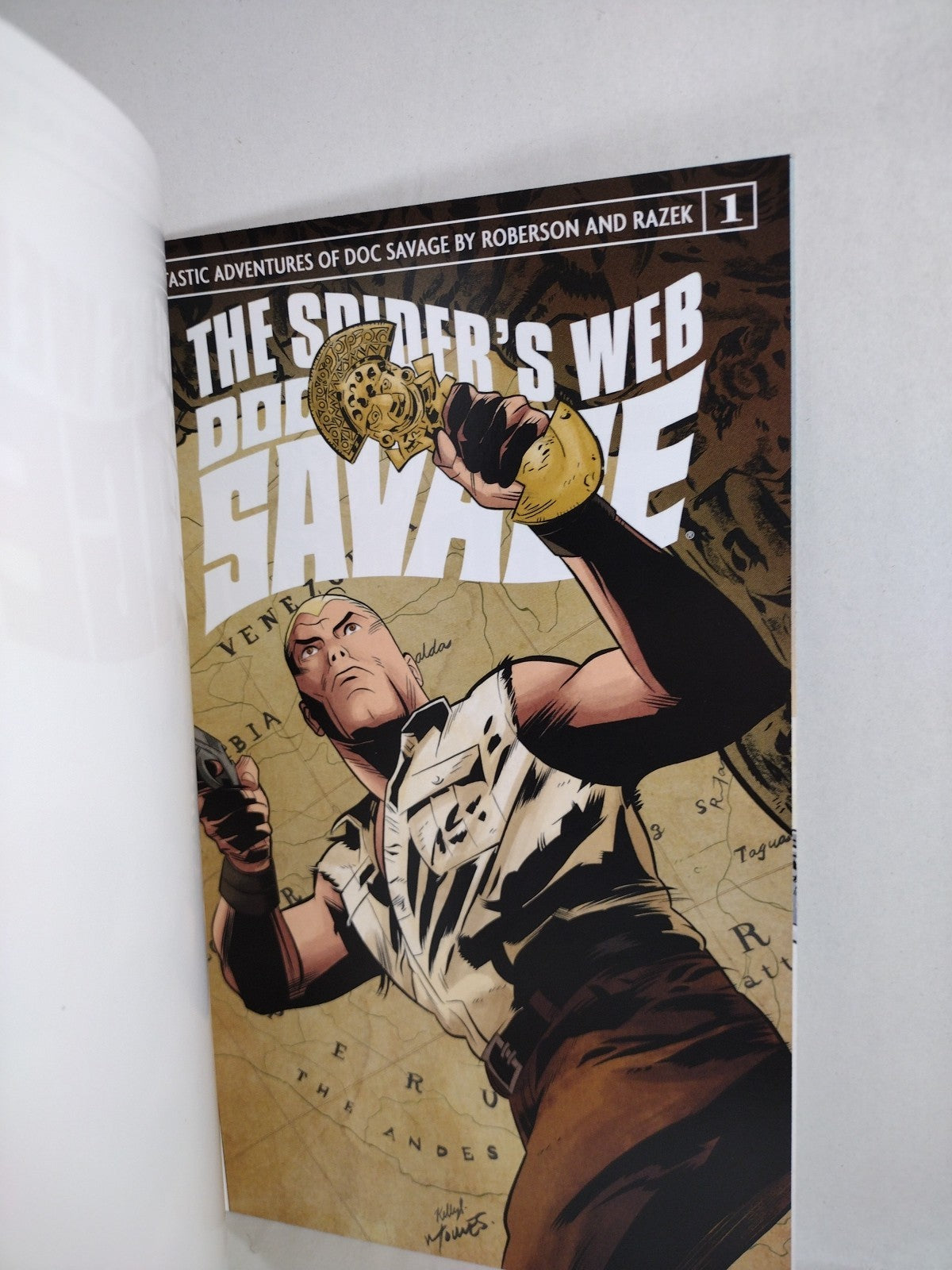 Doc Savage Spider's Web #1 (2015) Dynamite Blank Sketch Cover Variant Comic NM