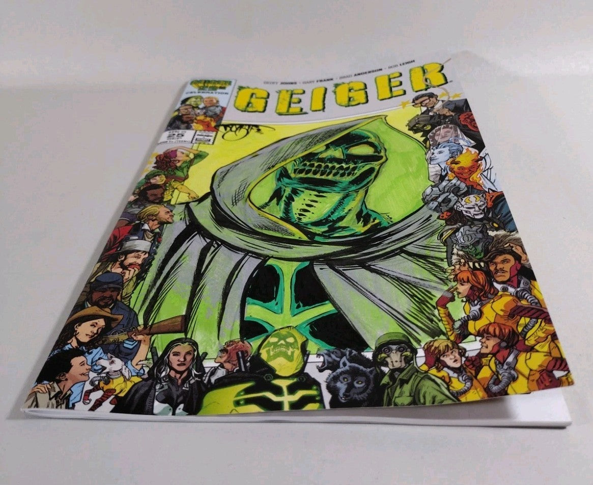 Geiger #25 Ghost Machine Image Comic Sketch Var Cover W Original Dave Castr Art