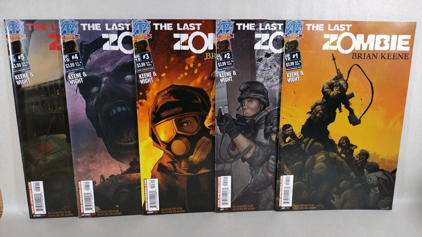 Last Zombie (2010) Complete Antarctic Press Comic Lot Set #1 2 3 4 5 VF-NM