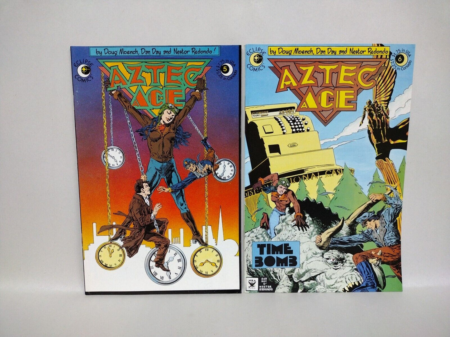 Aztec Ace (1984) Complete Eclipse Comic Lot Set #1-15 Doug Moench Nestor Redondo