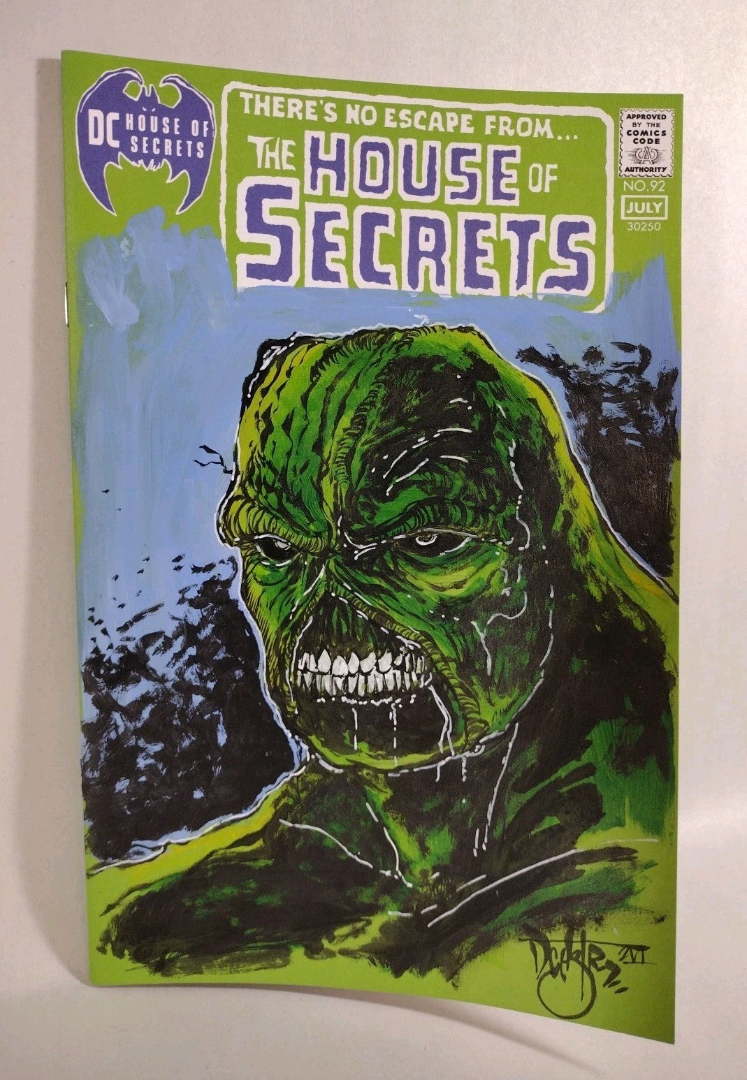 House Of Secrets 92 Facsimile (2024) DC Comic Sketch Cover W Original DCastr Art
