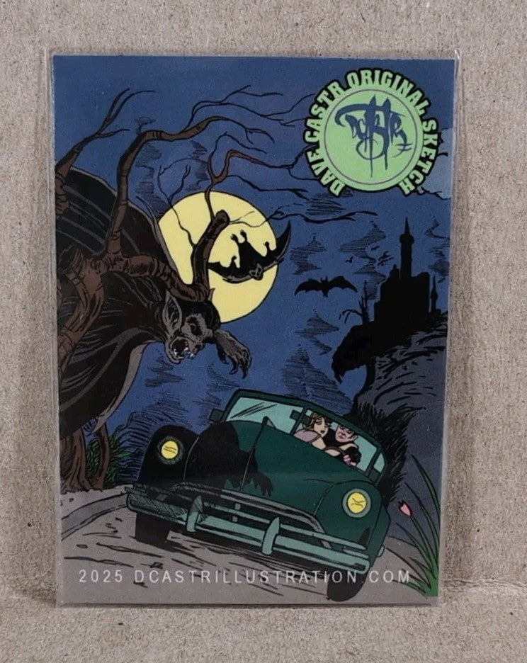 Dave Castr Crusin (2025) OAC Sketch Card W Original Marvel Wolverine Art 