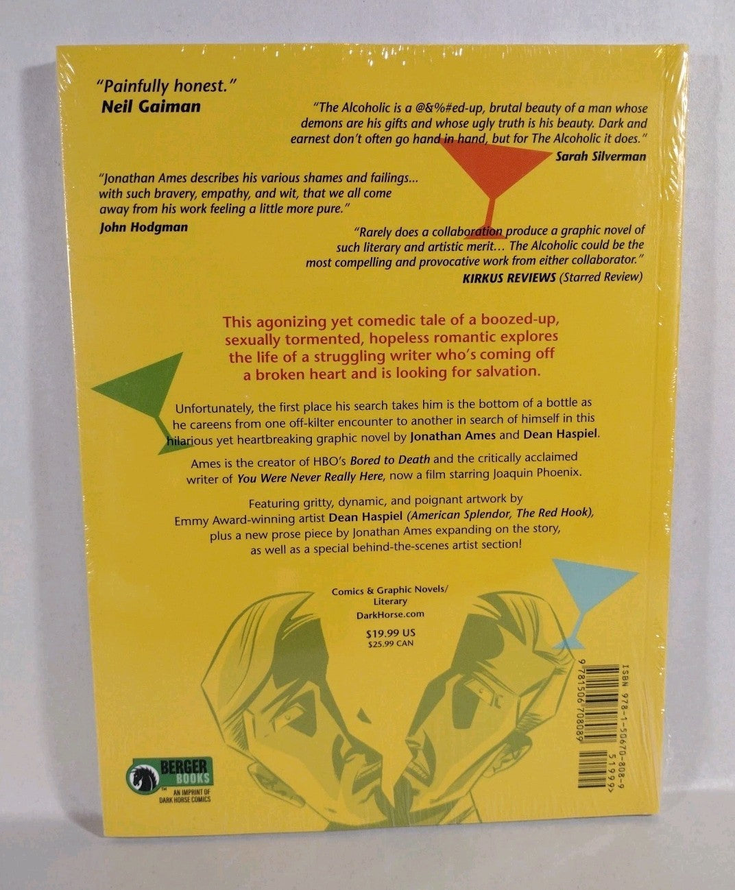 Alcoholic Dark horse TPB 10th Anniversary Expanded Ed Ames Haspiel New Sealed