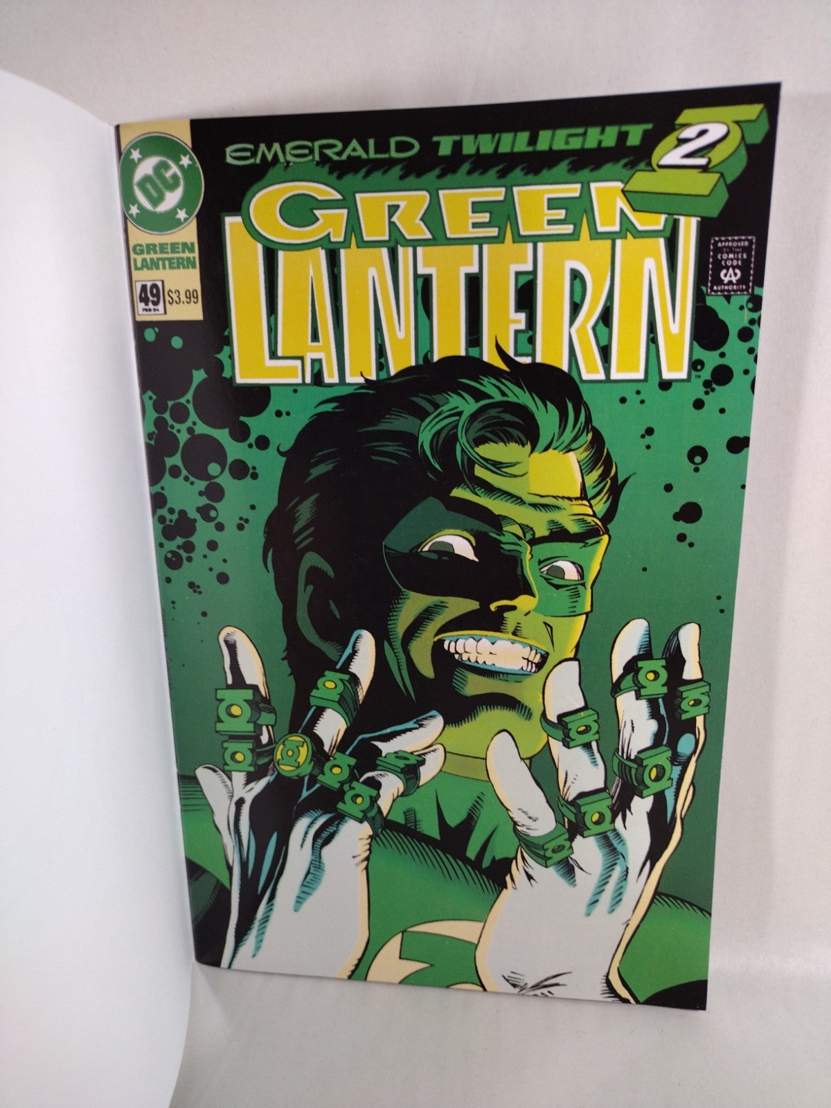 Green Lantern 49 (2026) DC Facsimile Sketch Cover Comic W Original DCastr Art