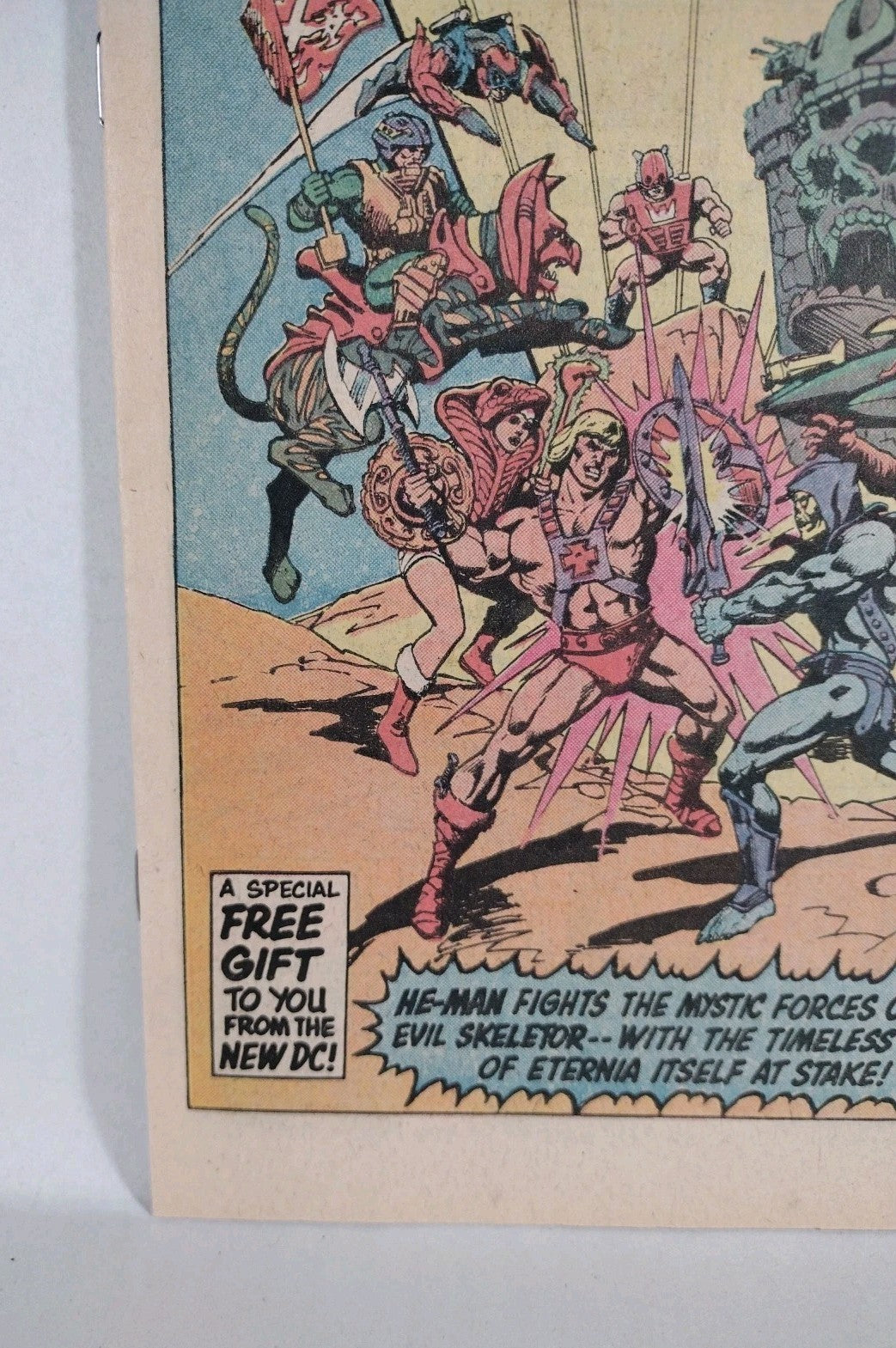 Masters Of The Universe (1982) DC Comics He-Man Preview Superman Appearance