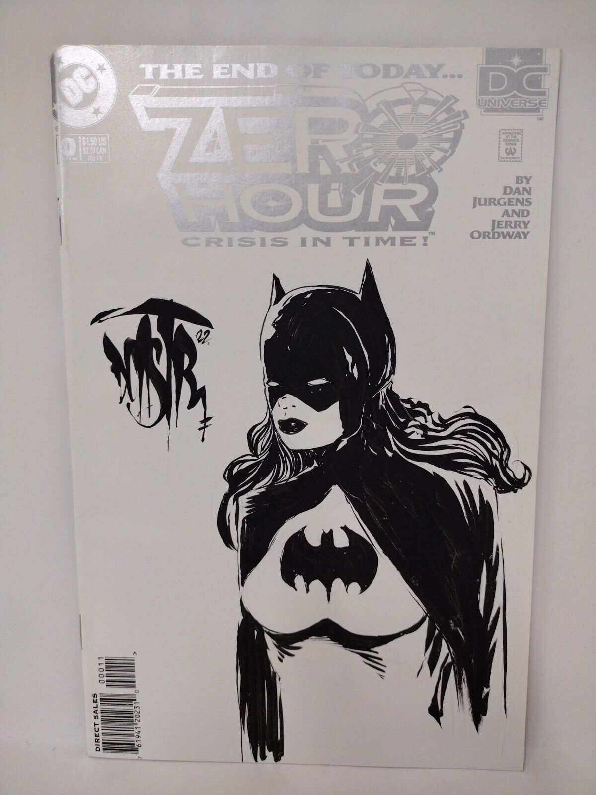 Zero Hour Crisis in Time 0 (1994) DC Comic w Original Batgirl Dave Castr Art