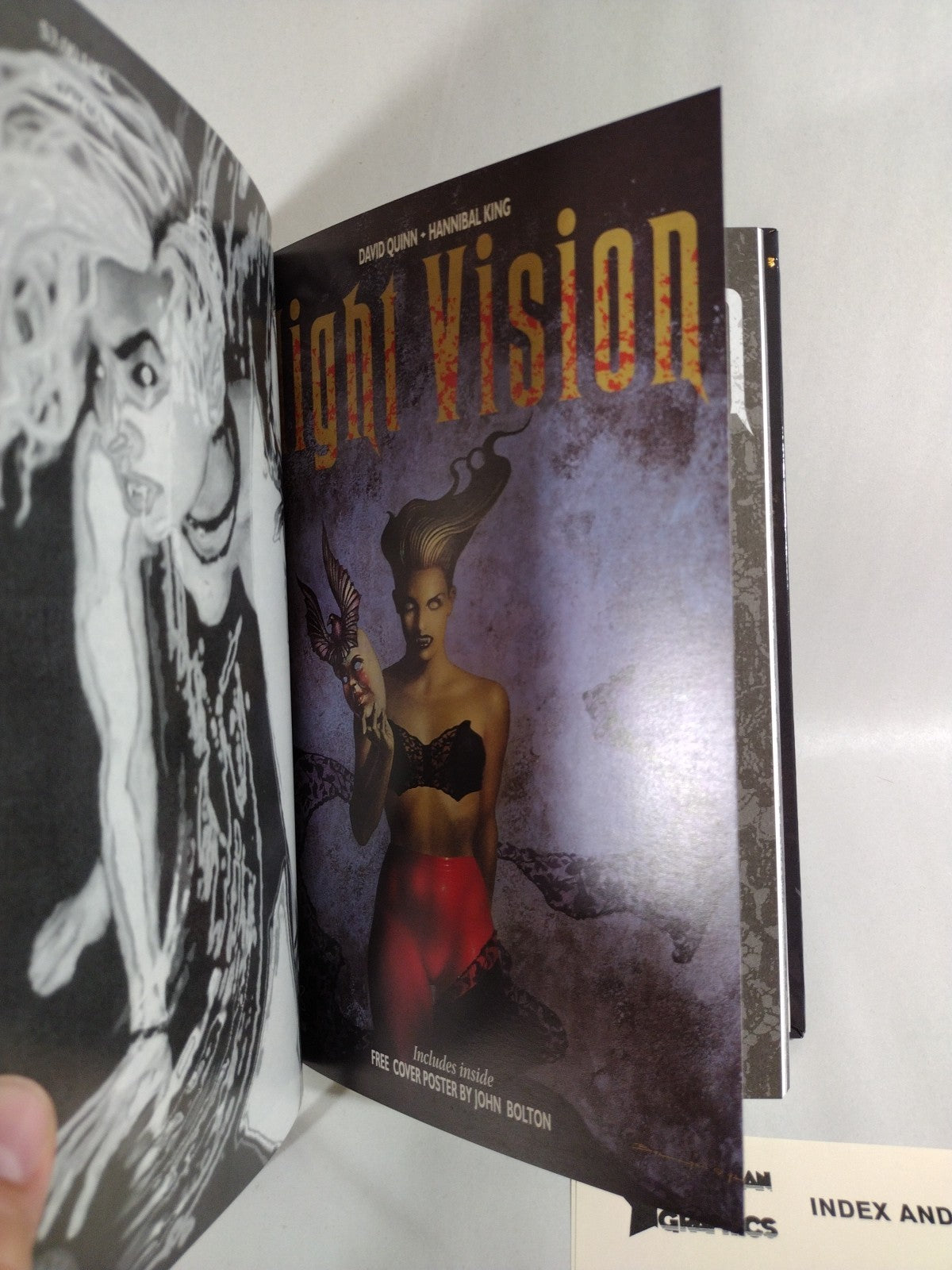 Night Vision (1992) Complete Rebel Studios Custom Bound Comic Hardcover ARG