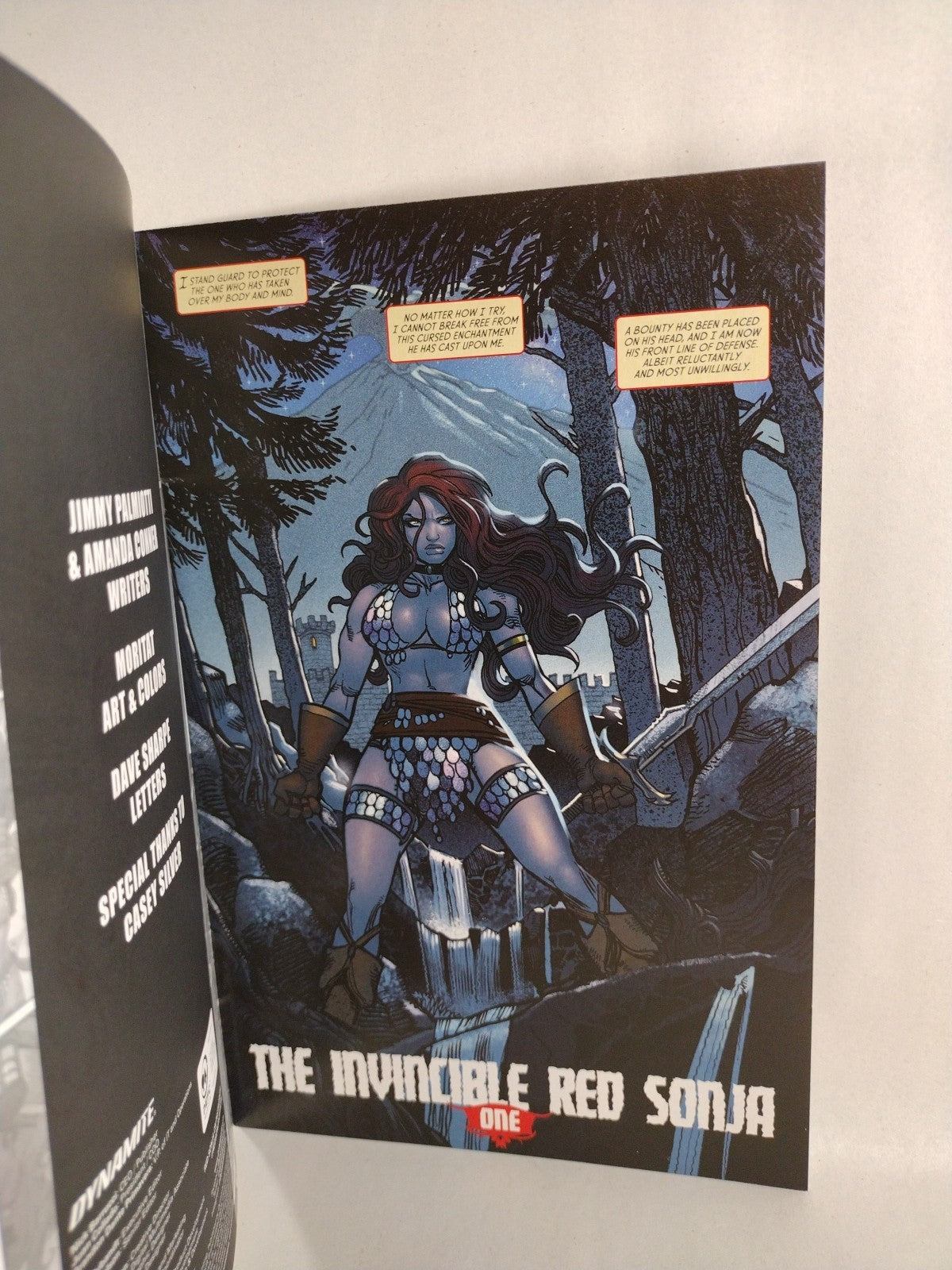Invincible Red Sonja 1 Dynamite Comic Sketch Variant Cover W Original DCastr Art